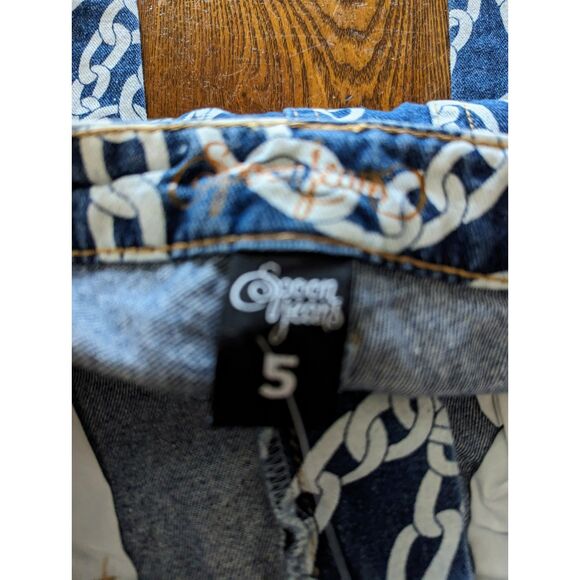 NWT Spoon Jeans distressed straight leg jeans Sz 5 - Picture 4 of 11